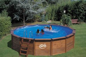 Rund Pool Fritstående