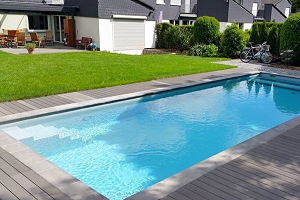 Rektangulær pool kantflise pakker